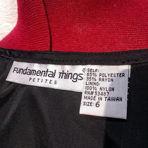 Vintage 90s Y2K 80s New Red Plaid Checkered Christmas Holiday Vest 6P - Picture 9 of 10